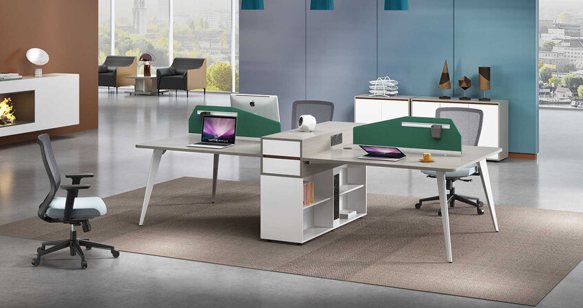 简约现代职员桌-4