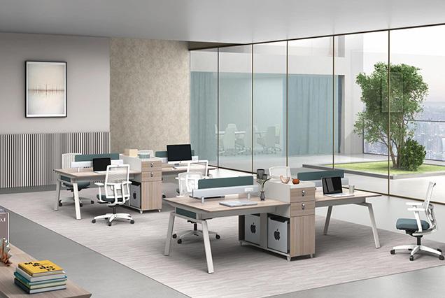 简约现代职员桌-1