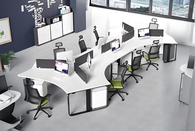 简约现代职员桌-7