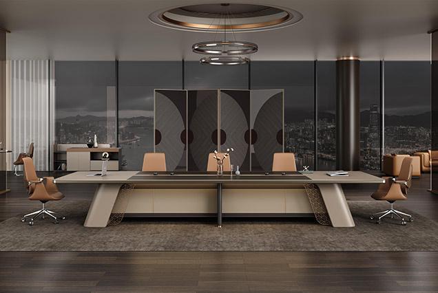 简约现代会议桌-4